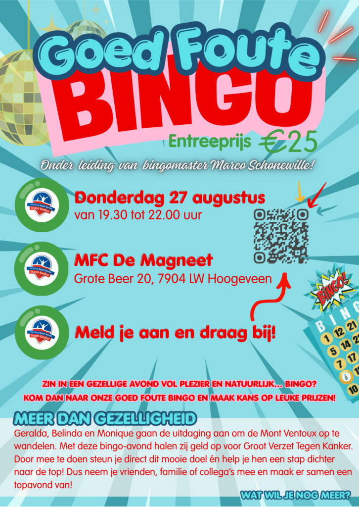 Poster Bingo Avond